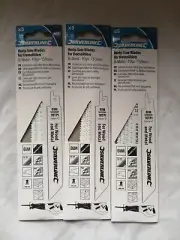 Silverline 244966 Recip Saw Blades Bi-Metal 150 mm - Pack of 5 x 3 Bundle 15