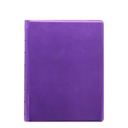 Filofax A5 Saffiano Notebook Journal Diary School Stationery Metallic Violet