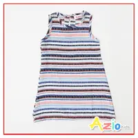 在飛比找momo購物網優惠-【Azio Kids 美國派】女童 洋裝 繽紛彩色條紋無袖洋
