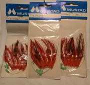 3 Pk Of 5 Mustad Pink Hooks New In Package