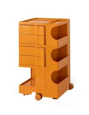 ArtissIn Bedside Table Trolley 5Tier Orange