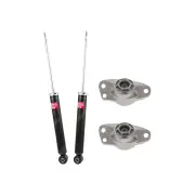 Pair Rear KYB Shock Absorbers Strut Mount Kit for Volkswagen Jetta 1B 1K 06-17