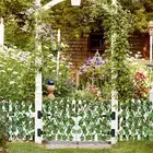 Privacy Fence Faux Ivy Polyethylene Privacy Hedge Realistic Expandable