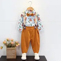 在飛比找ETMall東森購物網優惠-英倫風春裝寶寶周歲生日男孩禮服