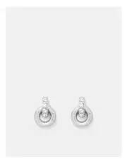 [Mimco] Circulate Stud Earrings in Silver