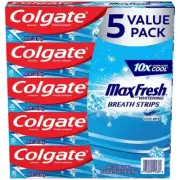 Colgate Maxfresh Toothpaste With Mini Breath Strips, (7.3 oz., 5 PK)