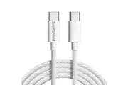 SupRShield 60W 1M PD USB Type C to C Fast Charging Charger Cable Braided Cord