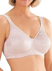 [Playtex] Women's 18 Hour Ultimate Lift and Support Wirefree Bra, Sandshell,40DDD