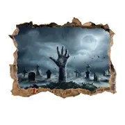 Removable 3D Halloween Series Scary Wall Sticker Decoration Art Mural for Home Living Room KM315