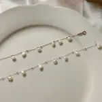 ETHEREAL_韓🇰🇷925 NATURAL PEARL BRACELET ｜S925純銀 天然淡水珍珠 韓國珍珠手鍊