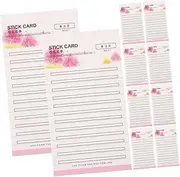 PLAFOPE Versatile Lash Extension Storage Self-adhesive Lash Strip Card for Beauty Salons Home