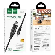 Hoco UA16 USB-C To HDMI 4K 200cm Adapter Cable High-definition