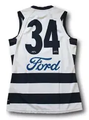 2019 Geelong Cats Player Issue James Parsons Home Football Jumper Guernsey Sz. M