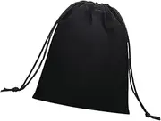 Veemoon Flannel Drawstring Bag Multifunctional Lint Pouch for Hair Dryer Jewelry Premium Durable Material with Strong Closure Black Storage