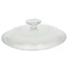 Corningware G-5C Fluted Glass Round Clear Casserole Baking Lid with Handle