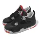 【NIKE 耐吉】Air Jordan 4 Retro Bred Reimagined 男鞋 黑 紅 4代 喬丹(FV5029-006)