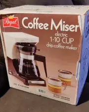 VINTAGE Regal K7560BW 1-10 Cup Drip CoffeeMaker - NEW OLD STOCK Coffee Miser
