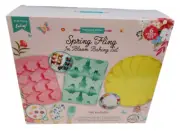 Handstand Kitchen Spring Fling In Bloom 6pc Silicone Baking Set + Utensils NIB
