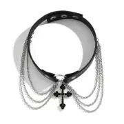 Cross Pendant Necklaces Cross Pendant Chokers Chain Tassel Necklace Jewelry