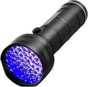 Tofficu Flashlight Black Light Compact for Detection Pet Urine Detection Night Lighting Slip Design Black Color
