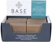 BASE (SOAP WITH IMPACT) Soap Bar Exfoliating Mintwood (Raw Bar) 120g x 10 Display