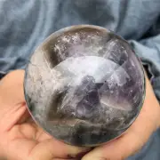 1.23LB Natural dreamy amethyst ball quartz crystal 73mm sphere gem healing XQ973