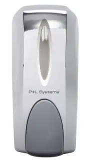 Manual Soap Dispenser Chrome Wall Disinfectant Dispensers 1000ml Gel Soap