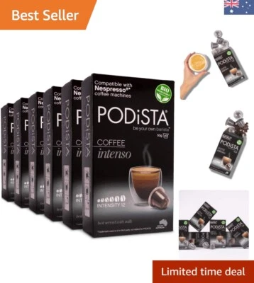 Nespresso Compatible Intenso Coffee Pod Intensity 12/10 Australian Roasted & ...