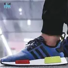 ADIDAS NMD R1 VILLA CERULEAN BLUE RED GREEN OFF WHITE YELLOW BA9746