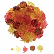 Pumpkins & Leaves Filler/Scatter Choose 1 From 3 Color Schemes 6.34 ounces