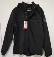 2025 Snap On Tools Mens INSULATED DEATACHABLE/Hood Winter Coat Zip Up Jacket NEW