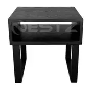 Oliver Bed Side Table - Black