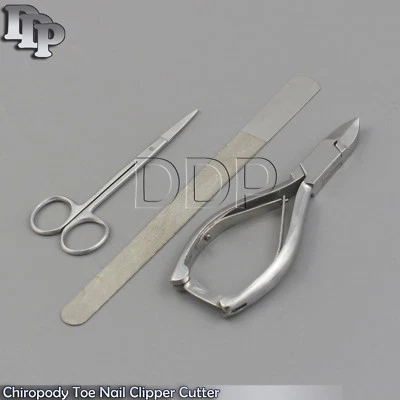 Chiropody Toe Nail Clipper Podiatry Foot Filer Cuticle Skin Scissor Beauty Tools