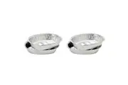 2 x 2pc Wiltshire Bar-B Disposable Barbeque Oven Foil Baking Trays Extra Large