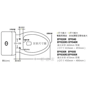 舒適家🔹電光 ALEX EF9520R / EF9530R 潔洗免治電腦馬桶座