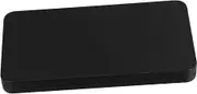 ABOOFAN Box Metal Storage Box with Lid Versatile Money Organizer for Cash Valuables and Medicines Black Metal Container for Home Office Organization