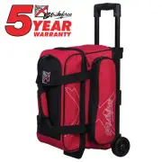 KR Strikeforce Hybrid X Black/Red 2 Ball Roller Bowling Bag