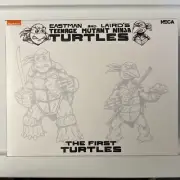 NECA SDCC 2024 TMNT FIRST TURTLES EASTMAN & LAIRD'S 40th ANNIVERSARY MIRAGE MIB