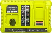 Dual Charger for Ryobi 12V 18V 36V 40V Battery Charger BPL3626 BPL3640 BCL3620