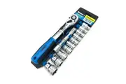 12PC CRV 1/2" Drive Ratchet Extension Bar Drive Socket Set