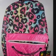 New TRAILMAKER Backpack. Color - Black and Pink with Heart Accents.