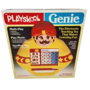 VINTAGE 1981 PLAYSKOOL ELECTRONIC TEACHING TOY GENIE 420 MATH MUSIC NEW NOS
