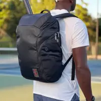 在飛比找momo購物網優惠-【GEAU SPORT】Axiom 網球背包 2.0-黑(網