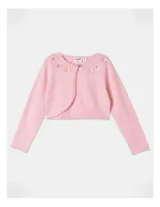 [Origami] Rosie Bolero Cardigan in Light Pink