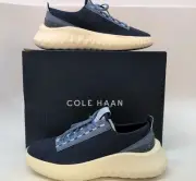 Cole Haan Generation Zerogrand II Suede Platform Shoes Women's 9B Navy #81157