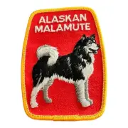 Vintage Alaskan Malamute Patch - 1970s Dog Crest Hagen Hard To Find New Open Box
