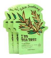 Tony Moly I'm Tea Tree Skin Soothing Mask Sheet BUNDLE OF 3 SEALED EXP. 5/15/25