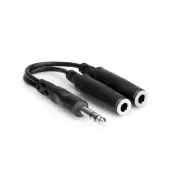 Hosa Technology YPP-118 Y Cable 1/4" TRS to Dual 1/4" TRSF