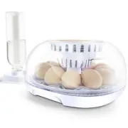 12 Egg Incubator with Automatic Egg Turning and Humidity Control, Egg Candler...