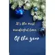 It’’s the most wonderful time of the year: Christmas and New Year gift in blank line journal, notebook for best friends, lover, family, buddy, beloved